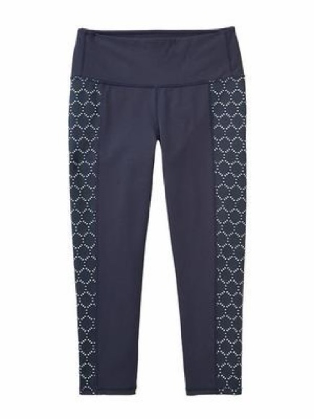 Athleta Navy High Rise Cropped Leggings